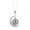 Silver, variant on Kayannuo Christmas Steampunk Compass Pendant Necklace Vintage Compass Moon Glass Art Jewelry