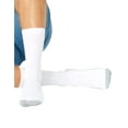 thumbnail image 2 of Hanes Men's 10-Pack FreshIQ Cushion Crew Socks: White, (Shoe Size: 6-12 / Sock Size: 10-13) (Fresh IQ Advanced Odor Protection Technology, Extra-Thick + Reinforced Cushioning: 184/6, 185/6, 184V12), 2 of 2
