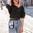 thumbnail image 5 of Secure Travel Neck Wallet Passport Holder Adjustable Strap For Men & Women 6*7.5in Colorful Geometric, 5 of 6