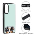 thumbnail image 2 of WIRESTER Shockproof Soft Rubber Cover Case for Samsung Galaxy S25 Edge 6.7 inch 2025, Merle Aussie Australian Shepherd Dog On Aero Blue Background, 2 of 5
