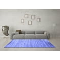 thumbnail image 3 of Ahgly Company Indoor Rectangle Abstract Blue Contemporary Area Rugs, 8' x 12', 3 of 4