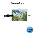thumbnail image 3 of Kawaii Parrots Faux Leather Travel Luggage Tag, 3 of 7