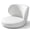 White, variant on Ninecer 26" White Bar Stools Set of 2, Leather Counter Height Bar Stools for Kitchen Island, Winged Backrest & 330lbs Round Swivel Seat