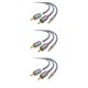 thumbnail image 3 of Cateissary RCA Cable de Audio Jack 3,5 a 2 RCA Cable 3,5mm Jack a 2RCA Splitter Cable para TV PC amplificadores DVD Cable de altavoz Type7 NO7, 3 of 6