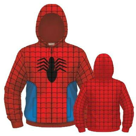 Spider-Man Spidey Suit Costume Full Zip Hoodie
