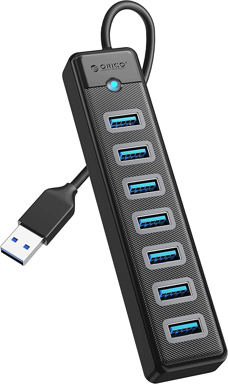 ORICO 7Ports USB 3.0 Hub UltraSlim USB Splitter for Laptop with 0.5ft