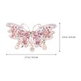 thumbnail image 2 of unbranded 2Ud Pasadores De Hierro Rosados Con Detalles De Cristal Para Decorar El, 2 of 6