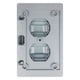 thumbnail image 4 of Pack de 10 Placas Doble Intemperie Abs gris, 4 of 7