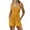 Yellow, variant on Kmdttou 2025 New Fashion Women's Solid Color Stylish Pocket Strap Romper Comfortable Casual Wide Leg Romper Shorts with Pockets Clothes on Clearance!