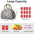 thumbnail image 4 of Insulated Lunch Bag Women, Reusable Mill Creek Crab Tote Lunch Box, Leakproof Cooler Lunch Bags for Work Office Travel Picnic, 4 of 4