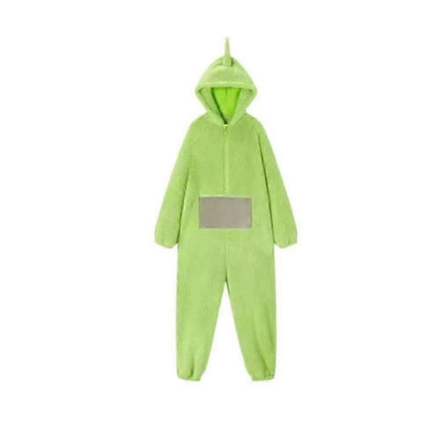 Unisex Teletubbies Costumes Disi Onesies Lala Cosplay Pajamas Adult Pyjamas Animal Sleepwear Jumpsuit
