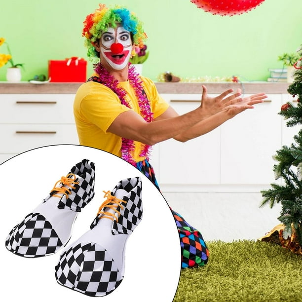 Zapatos De Payaso Gigantes Y Divertidos – 1 Par Arcoíris Para Cosplay, Fiestas Y Festivales