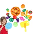 thumbnail image 1 of 24PCS Cutting Toy Nontoxic Plastic Durable Simulation Cartoon Pizza Cutting Toy for Children, 1 of 6