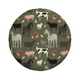 thumbnail image 2 of Gaeub Farm Animals 14-17in Tire Cover, Spare Tire Cover, for Camper Caravan, Trailer, Car, Truck, SUV, Jeep - 16 inch, 2 of 9