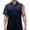 Navy, variant on TheFlagShirt Men's Stars & Stripes Polo T-Shirt