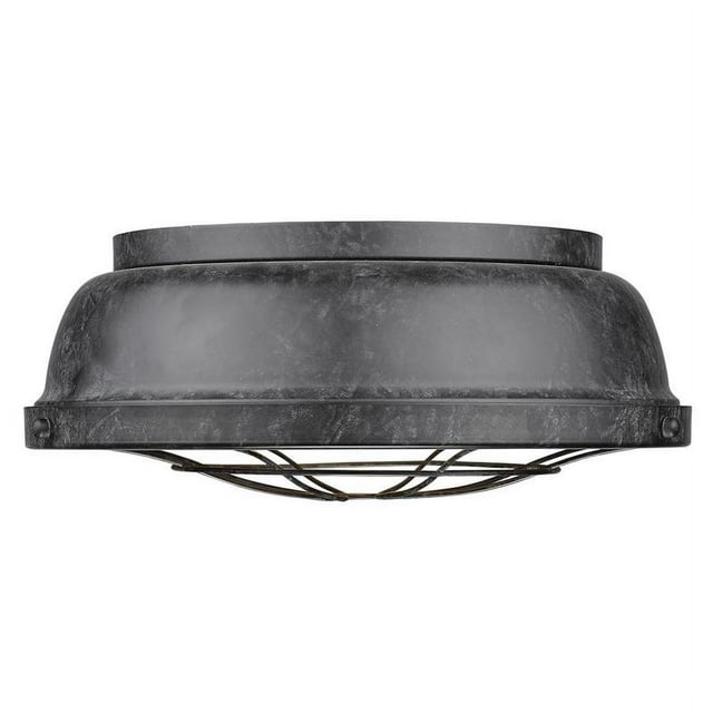 Bartlett Flush Mount in Black Patina