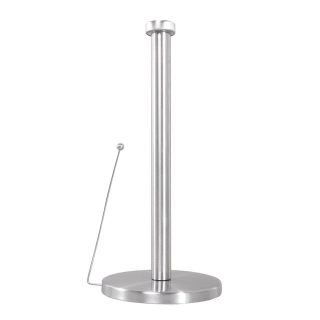 EeaseMX 1 soporte vertical de acero inoxidable para toallas de papel, ideal para la encimera de la cocina (tamaño L).