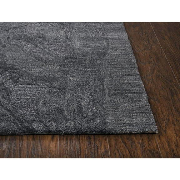 Alora Decor Emerson 10' x 13' Dk.Grey/Gray/Rust/Blue Hand-Tufted Area Rug