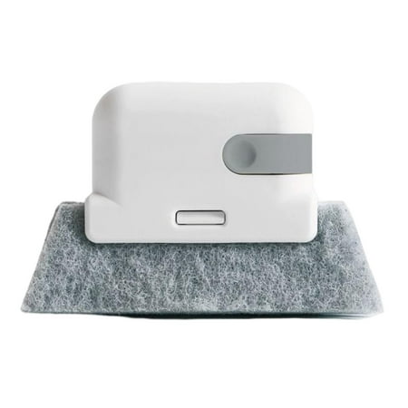 

Window Groove Cleaning Brush PP Material Handle Comfortable Grip Washable Grey 13.5cmx8.8cm