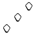 thumbnail image 3 of Advancent Estante de 9 bolas de billar ABS, geométrico, reutilizable, Color sólido, rombo, liso, brillante, estante para sala de billar, Type1 NO1, 3 of 6
