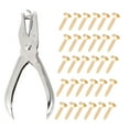 thumbnail image 1 of UPGRATOR 200pcs Mini Paper Brads Brass Fasteners for DIY Projects Scrapbooking, 1 of 5