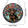 thumbnail image 4 of 7.4in 83pc Acrylic Jigsaw Puzzle Suncatcher – Sun Catcher Puzzle for Windows Hanging, Home & Garden Gift #004, 4 of 7
