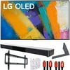 LG OLED55GXPUA 55" GX 4K Smart OLED TV with AI ThinQ (2020 Model) with AN-GXDV55 OLED GX Series Stand and Backcover, Soundbar, Wall Mount and HDMI Cable Bundle(OLED55GX 55GX 55 Inch TV)