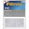 thumbnail image 3 of 3M Filtrete 301-4 16" x 25" x 1" Gray Basic 300 Dust & Lint Reduction Pleated Air Filter 90 Day Filter - Quantity of 4, 3 of 5