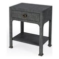 thumbnail image 2 of Home Square One Drawer and Lower Shelf Nightstand in Charcoal - Set of 2, 2 of 8