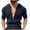 Navy, variant on Deep V Neck T-Shirt for Men Short Sleeve Solid Color Tshirt Casual Low Cut Stretch Workout Tops Summer Slim Fit Muscle Tee