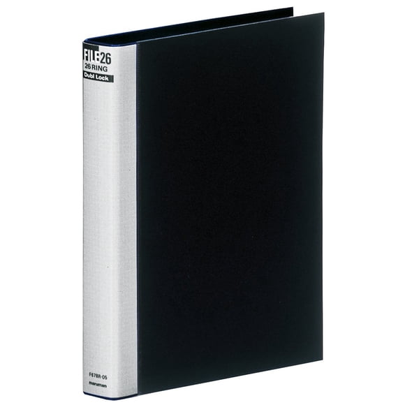 Maruman F678R-05 B5 Carpeta de hojas sueltas Dublock 26 agujeros negro