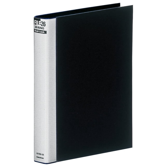 Maruman F678R-05 B5 Carpeta de hojas sueltas Dublock 26 agujeros negro