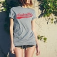 thumbnail image 2 of Nashville City Baseball Script- Mens Short Sleeve T-Shirt - 2X-Large - Sport Grey, 2 of 6