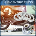 thumbnail image 2 of Unique Bargains Hub Centric Rings, 59.5mm ID to 73.1mm OD Vehicle Wheel Hubrings Aluminum Alloy, 4 Pcs, 2 of 6