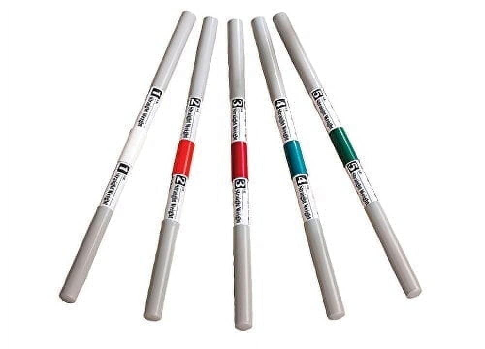 Sammons Preston Progressive Weight Bar Set, 5 Weight Bars, Multicolor, 5 Pack