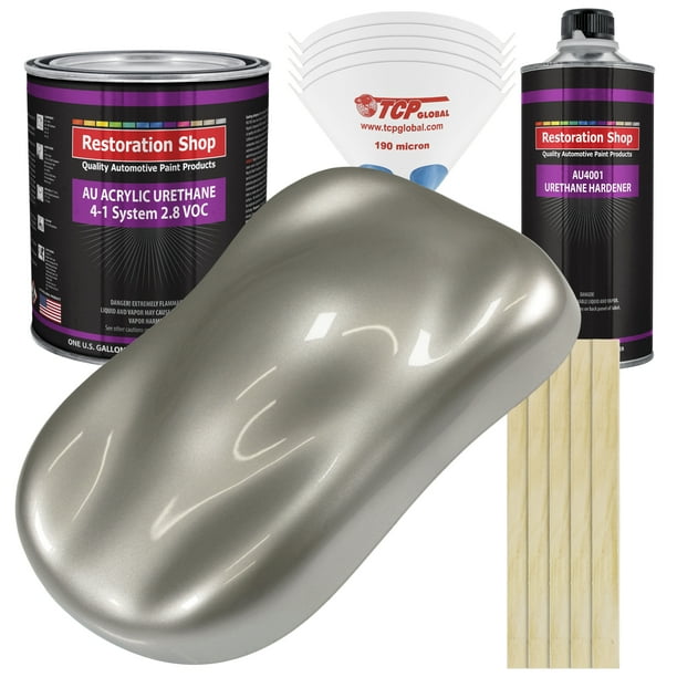 Restoration Shop Bright Silver Metallic Acrylic Urethane Auto Paint