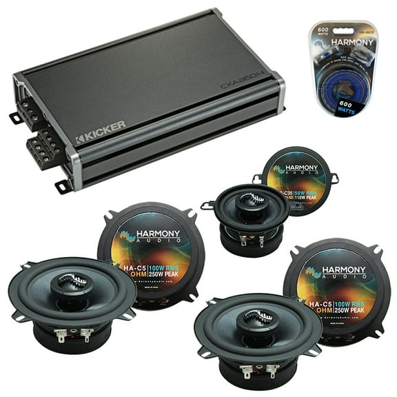 Fits Lexus GX470 03-08 Speakers Replacement Harmony (2) C5 C35 & CXA360.4 Amp