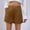 Khaki, variant on Oplxuo Womens Casual Elastic Waist Wide Leg Suit Tailored Shorts Summer Dressy Work Shorts with Pockets