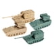 thumbnail image 3 of 4x 1: 144 modelo de tanque 4d kits de construcción de tanque de juguete Modelo de vehículos con ruedas coleccionables en miniatura para niños regalos, 3 of 10