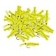 thumbnail image 2 of 50 piezas de pesca de agua salada señuelo de camarones de silicona anzuelo Amarillo Sharpla señuelos de pesca, 2 of 7