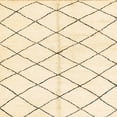 thumbnail image 1 of Ahgly Company Indoor Square Abstract Golden Blonde Gold Solid Area Rugs, 6' Square, 1 of 6