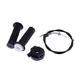 thumbnail image 1 of Dalazy Pair Left+Right Twist Throttle Accelerator Grip w Cable for 110-125cc ATV, 1 of 9