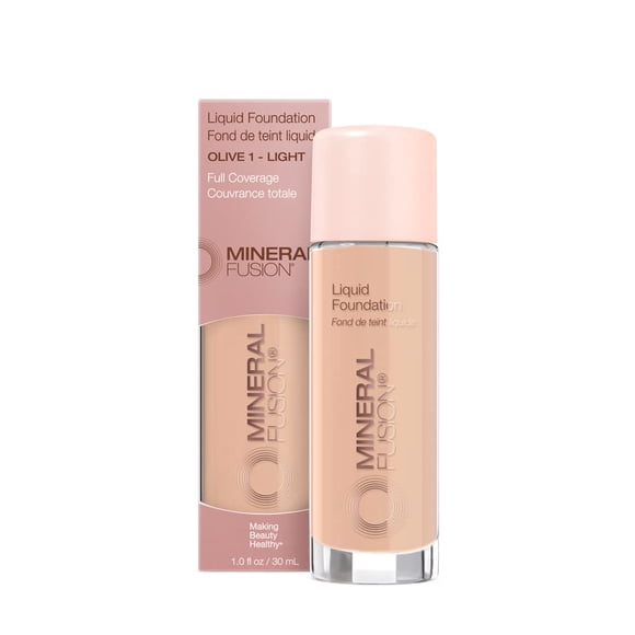 Base Mineral Fusion Oliva de Cobertura Total 1 30 ml