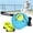 Blue, variant on Premium Tennis Trainer Rebound with Metal Base,Portable Solo Tennis Trainer Set with 3 Highly Elastic String Balls,Tennis Practice Equipment for Adult Kids and Beginners (green)