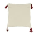 thumbnail image 2 of Tasseled Plaid Outdoor Down Filled Throw Pillow, 2 of 4