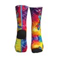 thumbnail image 2 of Women's Men's Autism Awareness Puzzle Flag Colorful Novelty Pattern Crew Athletic Socks, 2 of 7