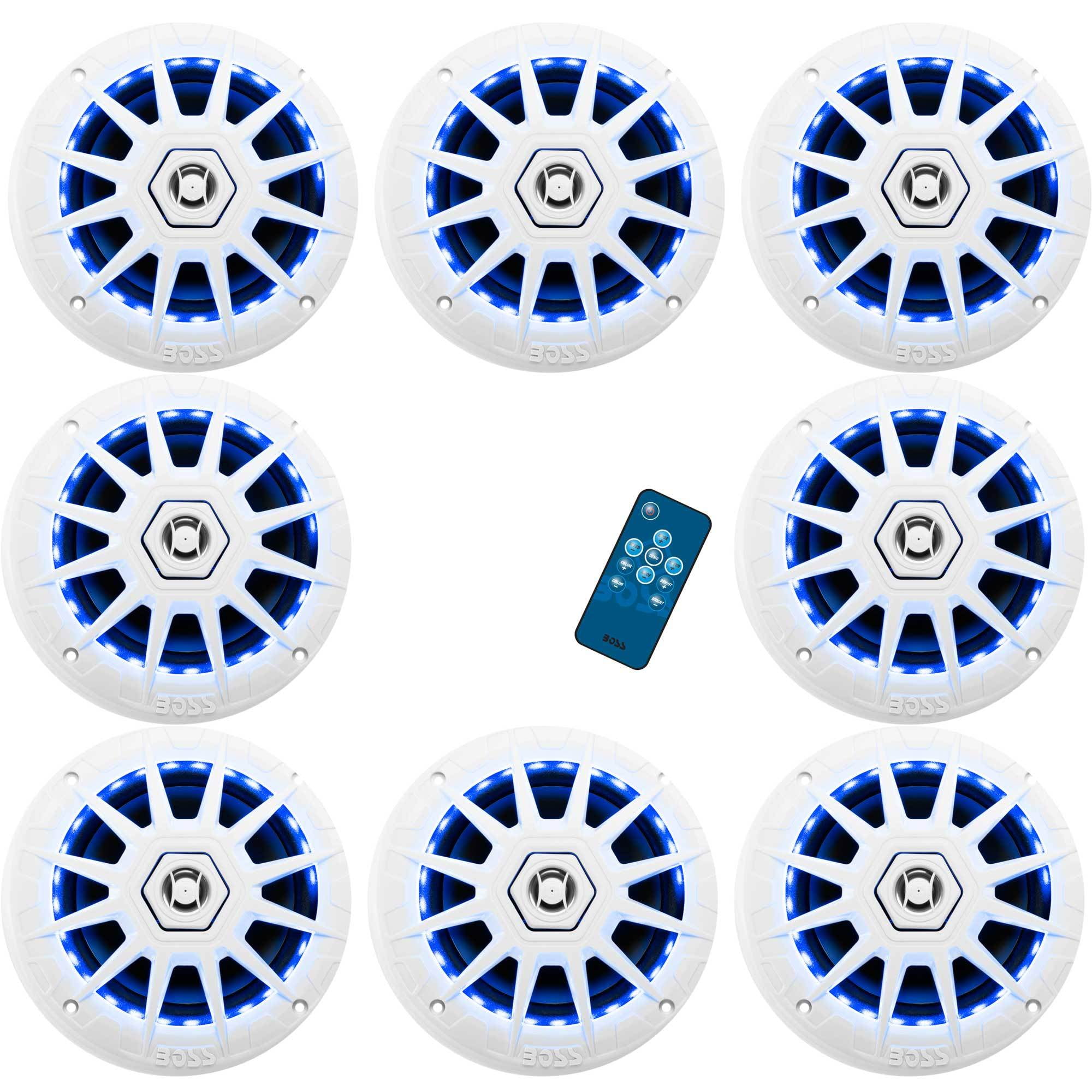 light up boat speakers