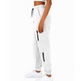 thumbnail image 4 of Sweatpants for Women Baggy Comfy Joggers with Zipper Pockets Y2k Stretch Drawstring High Waisted Lounge Pants, 4 of 7