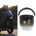 thumbnail image 3 of 3 Snap Visor Flip up Down for Open Black Gradient, 3 of 8