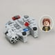 thumbnail image 3 of Figura de acción de Star Brick Wars, Mini Halcón Milenario Shuttle x-fighter, juguete de bloques de construcción ensamblado para niños, 3 of 4